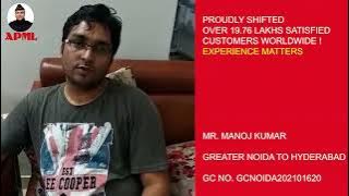 Mr. Manoj Kumar, Greater Noida to Hyderabad, Assistant Manager, FlintGroup India Pvt Ltd