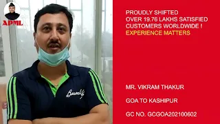 Mr. Vikram Thakur, Goa to Kashipur, Asst Manager, Bacardi India Pvt. Ltd.